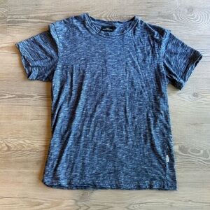 Men’s Rodd and Gunn Frankleigh Pass T-Shirt size large dark grey white heathered
